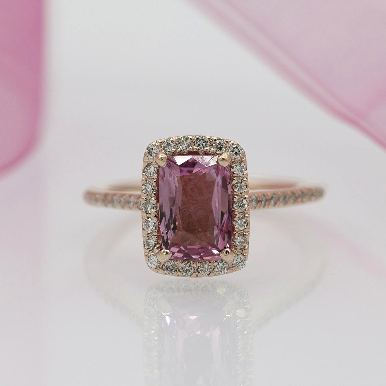 Antes - anillo dañado